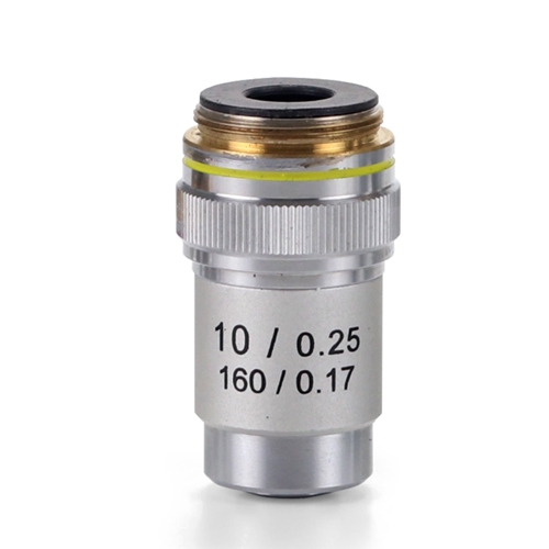 Euromex Achromatic 10x/0.25 objective. Parafocal 45 mm - EC.7010