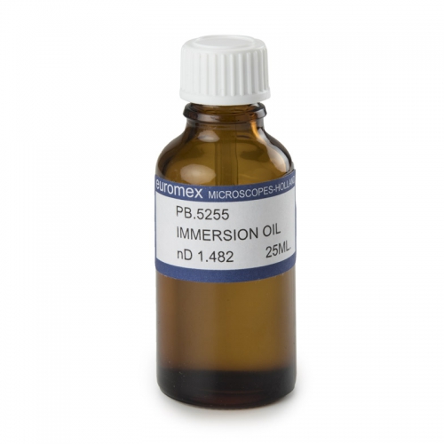 Euromex Immersion oil 25ml, Index n = 1.482 - PB.5255