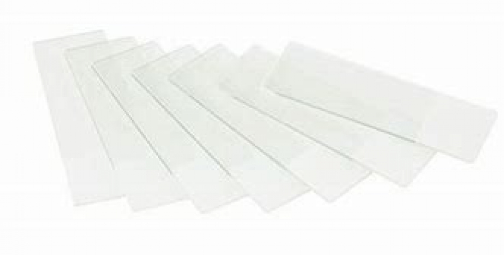 Euromex microscope slides 76x26mm, ground edges. White frosted side, 50 pcs, PB.5157-W