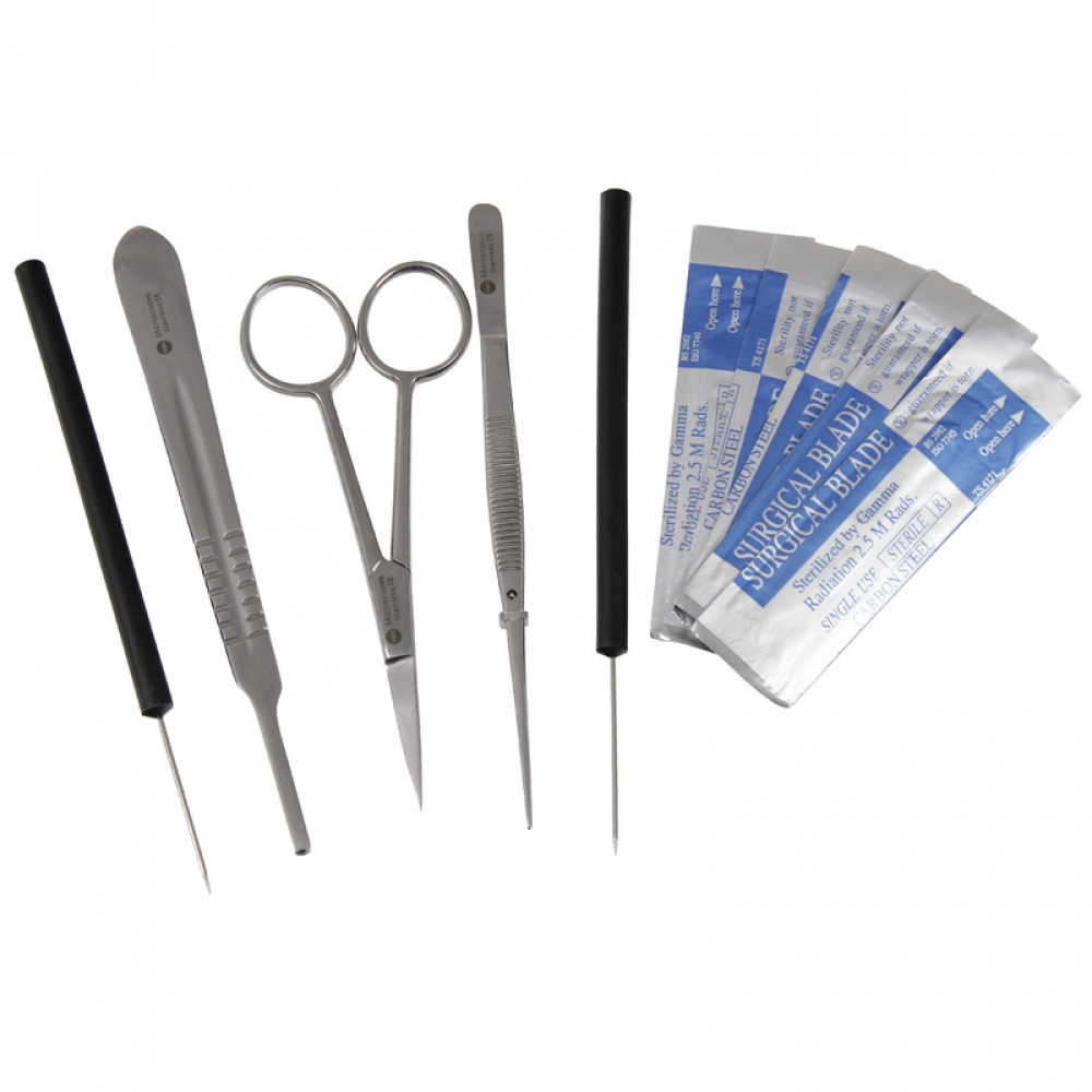 Omegon Microscopy instrument set, 7 parts - 13027523