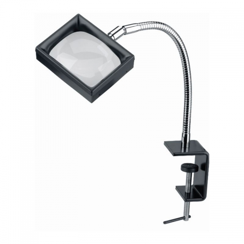 Schweizer Magnifying glass, stand magnifier with table clamp 3x/100x75mm - 140660026