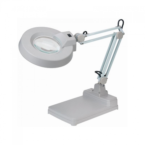 Schweizer Magnifying glass, table magnifier with light, 2x/Ø125mm, 22W - 140760030