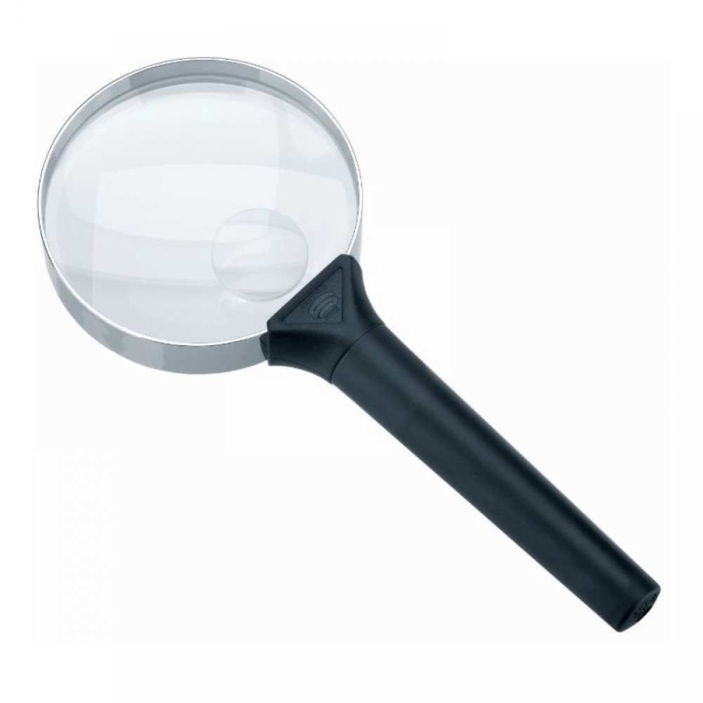 Schweizer Magnifying glass Handlupe Basic-Line BIFOCUS, 6D/16D;Ø75/Ø20mm, bifokal - 140159786