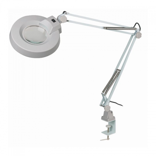Schweizer Magnifying glass, with lamp, hinge and table clamp 2x/Ø125mm, 22W - 140760031