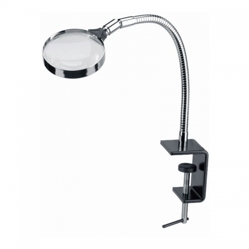 Schweizer Magnifying glass, stand magnifier with table clamp 2,5x/Ø90mm - 140660024
