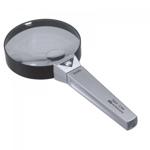 Schweizer Magnifying glass Tech-Line Bifo 2X/4X hand magnifier - 140123340