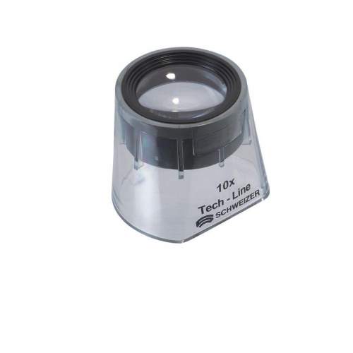 Schweizer Magnifying glass Tech-Line fixed-focus 10x mounted magnifier - 140423313