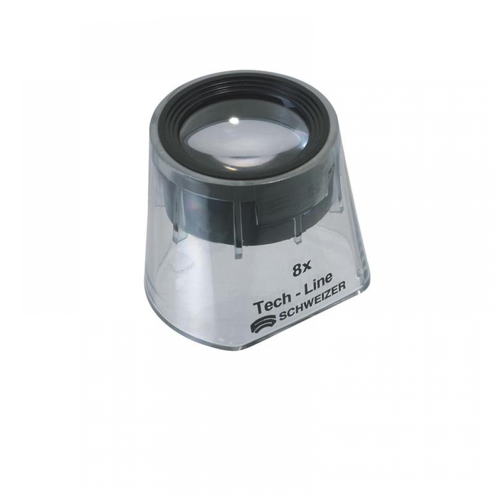 Schweizer Magnifying glass Tech-Line fixed-focus 8x mounted magnifier - 140423312