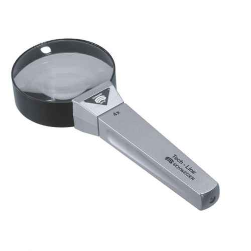 Schweizer Magnifying glass Tech-Line 4X hand magnifier - 140123341