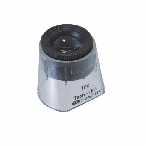 Schweizer Magnifying glass Tech-Line vario-focus 10x mounted magnifier - 140423315