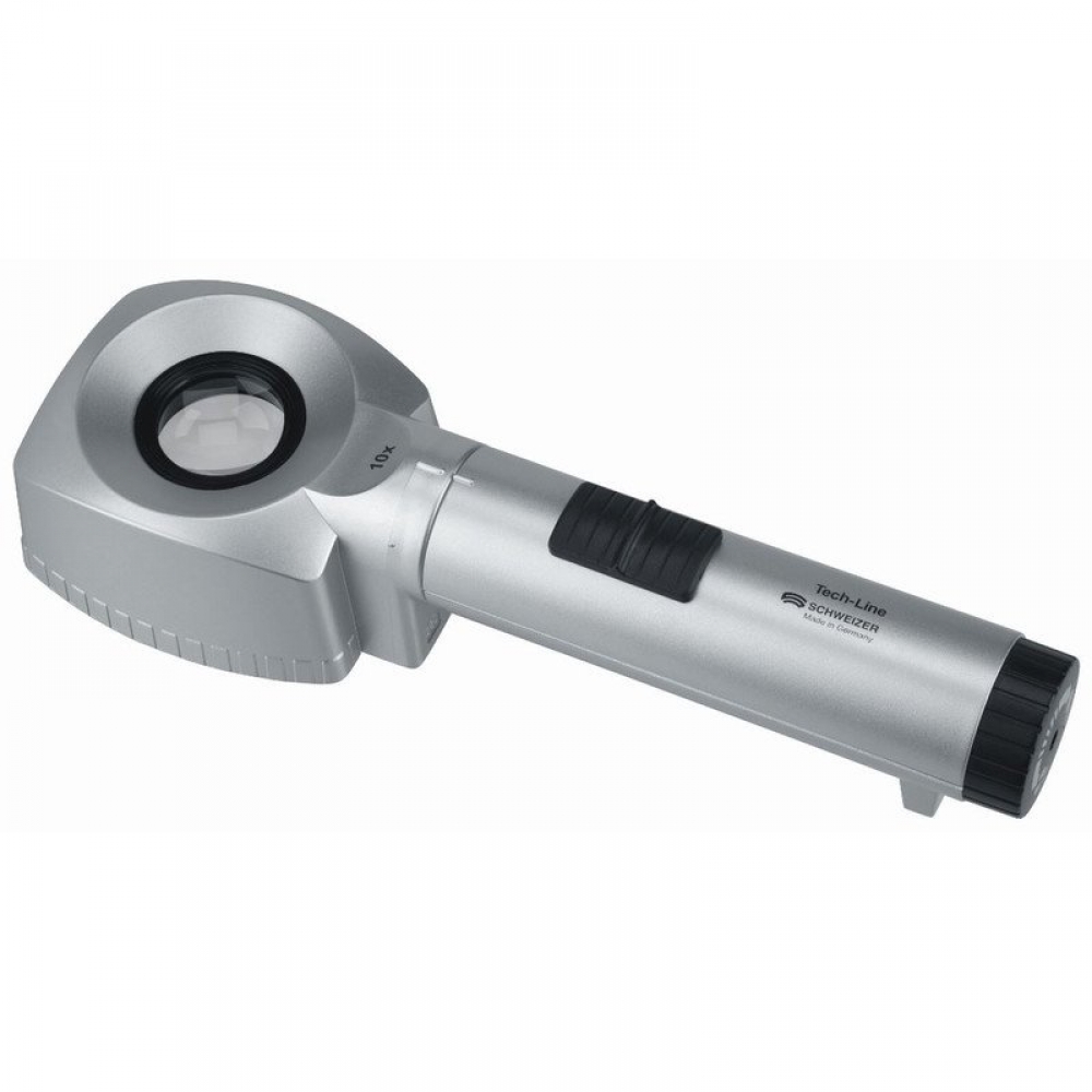 Schweizer Magnifying glass Tischleuchtlupe Tech-Line 2700K, 10x, Ø30mm, aplanatisch - 140460081