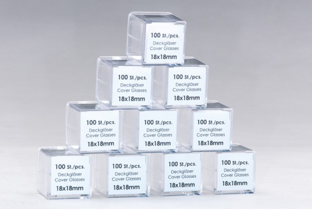 Windaus Cover glasses, VPE 100 pieces, 18x18 mm - 13017586