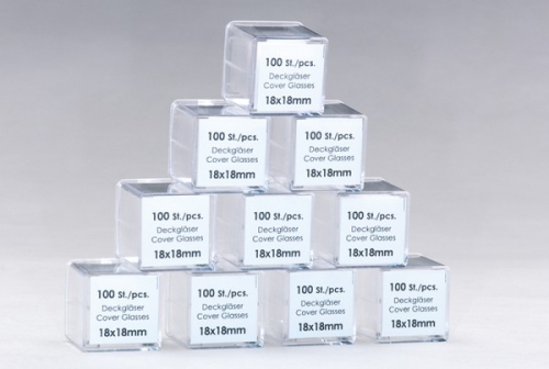 Windaus Cover glasses, VPE 100 pieces, 18x18 mm - 13017586