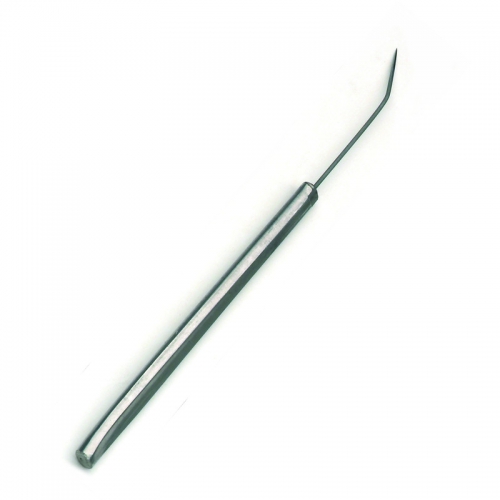 Windaus Preparing needle, curved, pointedly, high-grade steel grasp - 13027531