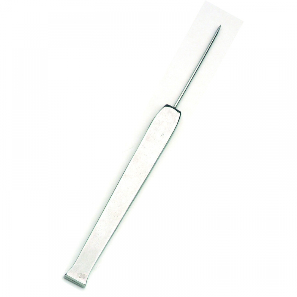 Windaus Preparing needle, straight, pointedly, 160mm high-grade steel grasp - 13027537